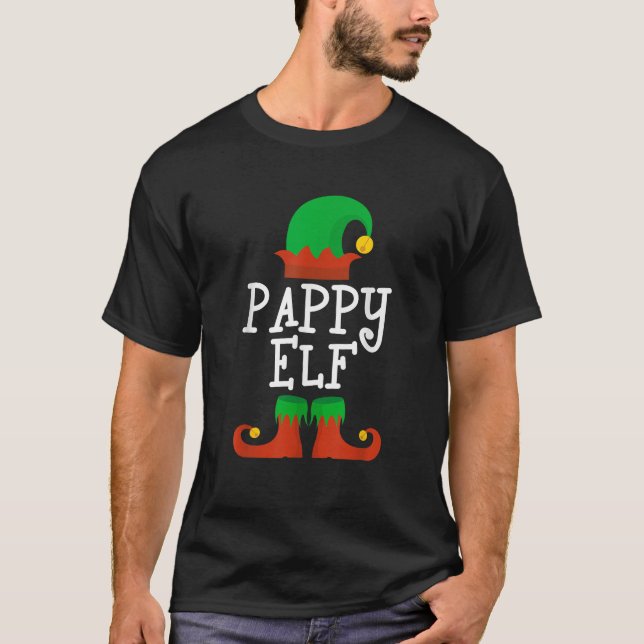 Camiseta Family I m The Pappy Elf Christmas Matching Pajama (Frente)