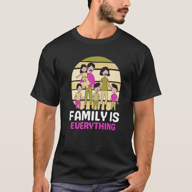 Camiseta Family Is Everything Meeting Families Reunion Gath (Frente)