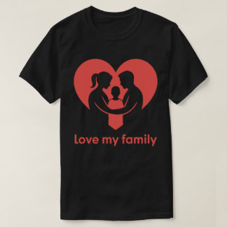 Camiseta Family Love Heart Tee