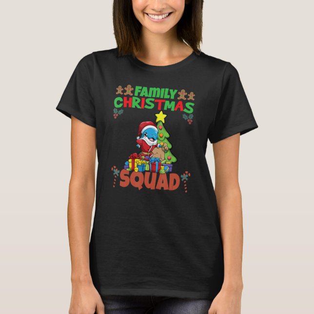 Camiseta Family Matching Christmas Squad X-Mas Holidays_3 (Frente)