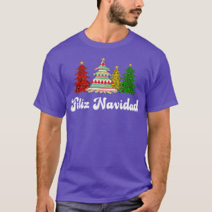 Camiseta Family Matching Feliz Navidad Spanish Meican Chris