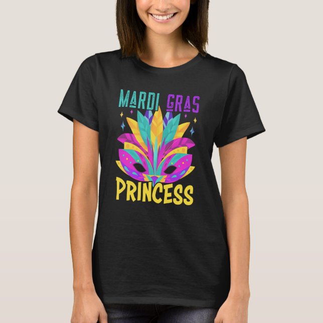 Camiseta Family Matching Mardi Gras Princess Carnival Costu (Frente)