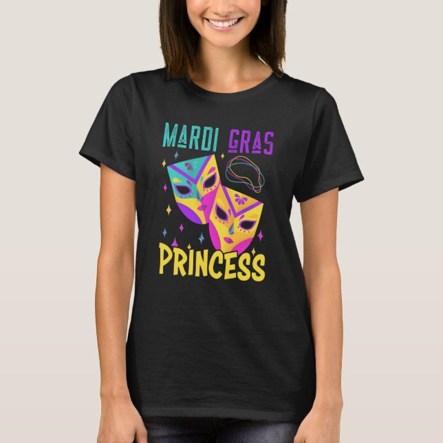 Camiseta Family Matching Mardi Gras Princess Carnival Costu (Frente)