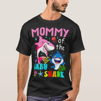 Camiseta Family Mommy Of The Baby Shark