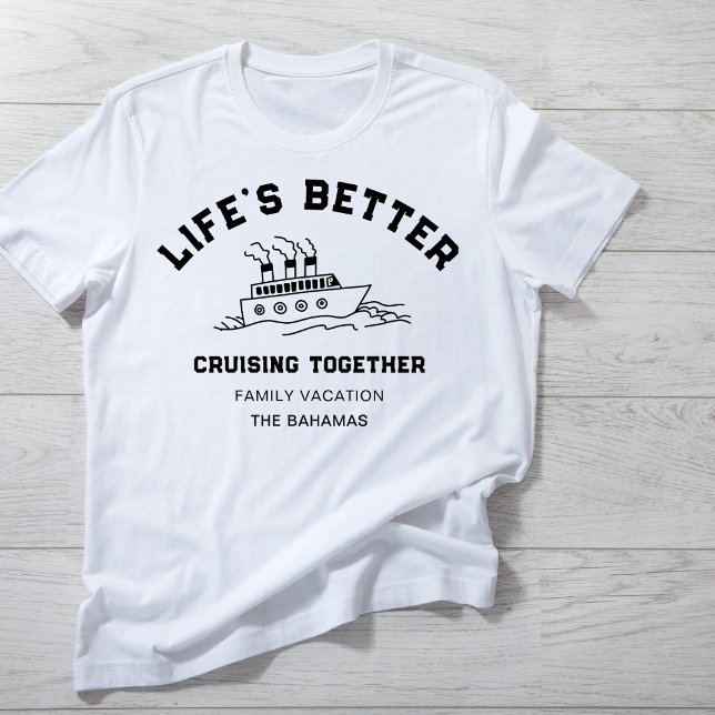 Camiseta Family or Group Cruise Personalized Vacation Trip  (Criador carregado)