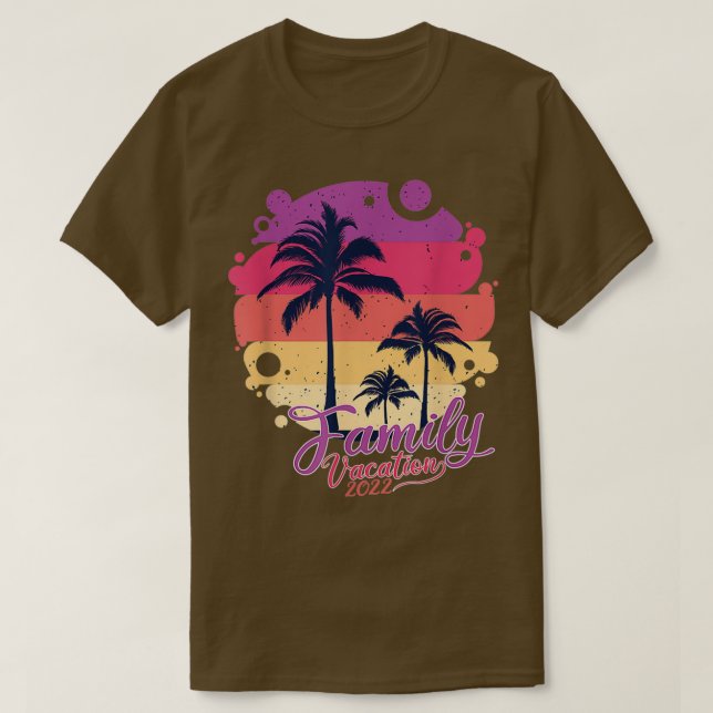 Camiseta Family Reunion 2022 Family Cruise Family Vacation  (Frente do Design)