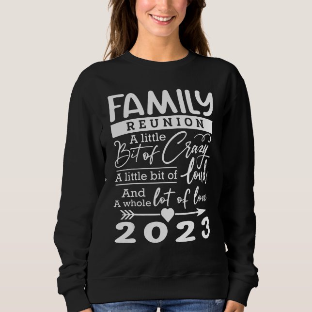 Camiseta Family Reunion 2023 Funny Ain't No Family Like The (Frente)