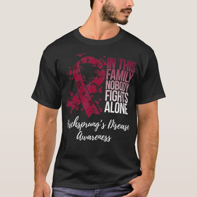 Camiseta Family Support Hirschsprungs Disease Awareness (Frente)