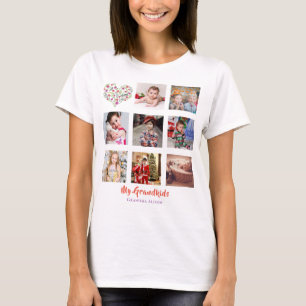 Camiseta Family Tree Photo Collage Grandma Grandmother Gift