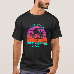 Camiseta Family Vacation 2022 Vintage San Diego California