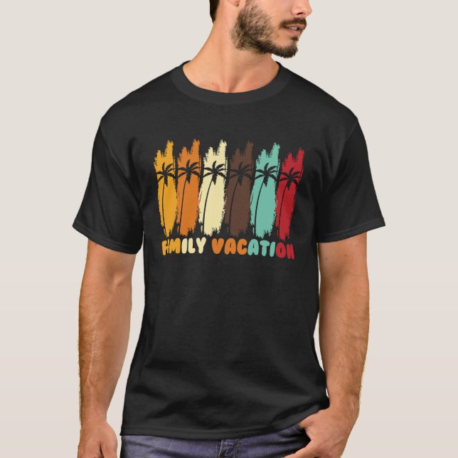 Camiseta Family Vacation Matching summer trip 4 (Frente)