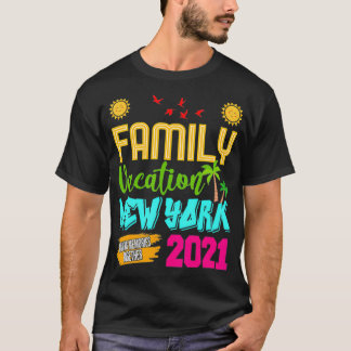 Camiseta Family Vacation New York 2021 Funny Summer Vacatio