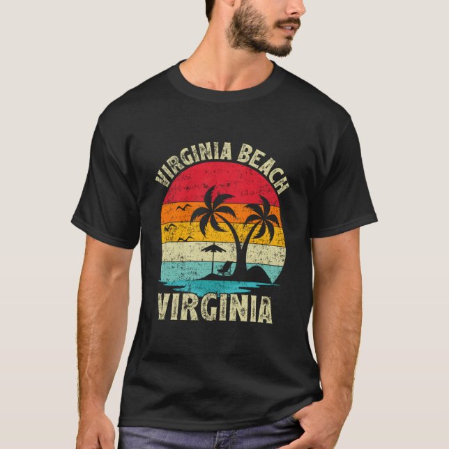Camiseta Family Vacation Virginia Beach (Frente)