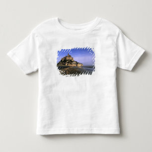 Camiseta Famosa Fortaleza da Ilha de Le Mont St. Michel em