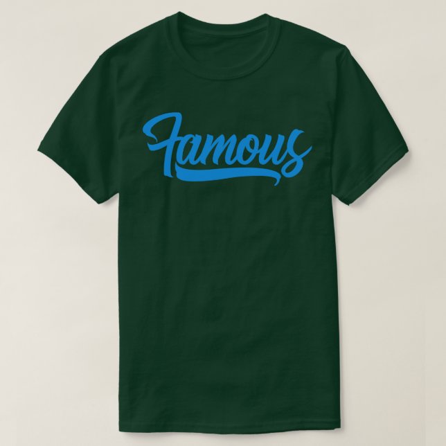 Camiseta Famosa inspiração (Frente do Design)