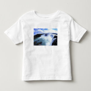Camiseta Famosa queda d'água Jodafoss no centro-norte da Is