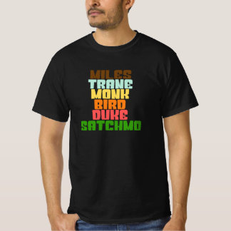 Camiseta Famoso Jazz Miles Coltrane Monk - Orquestra