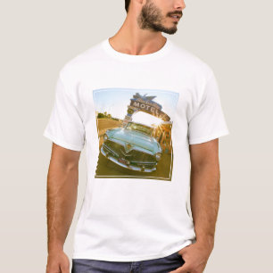 Camiseta Famoso Motel Blue Swallow na Rota 66