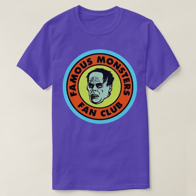 Camiseta Fan Club Familiar Monsters (Frente do Design)