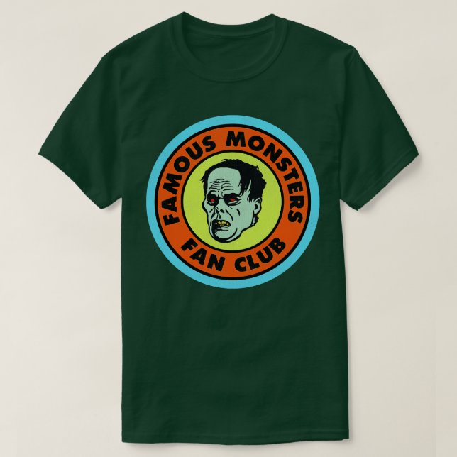 Camiseta Fan Club Familiar Monsters (Frente do Design)
