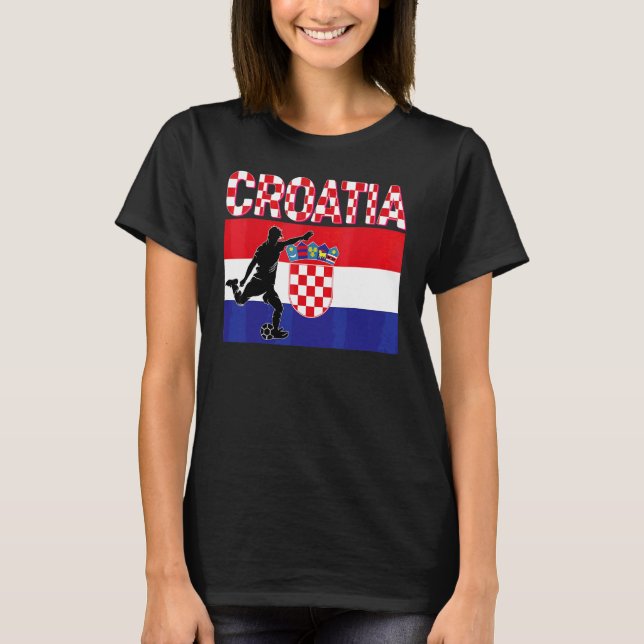 Camiseta Fan Croácia National Team World Futebol Futebol Ch (Frente)