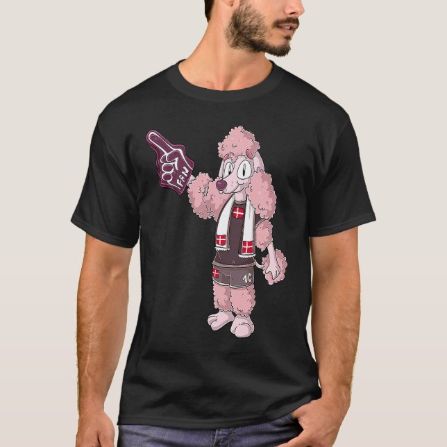 Camiseta Fan Poodle Dinamarca (Frente)