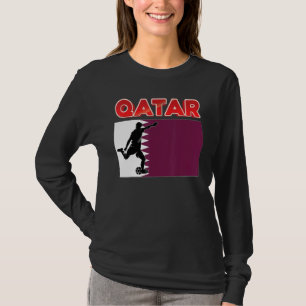Camiseta Fan Qatar National Team World Futebol Soccer Cham