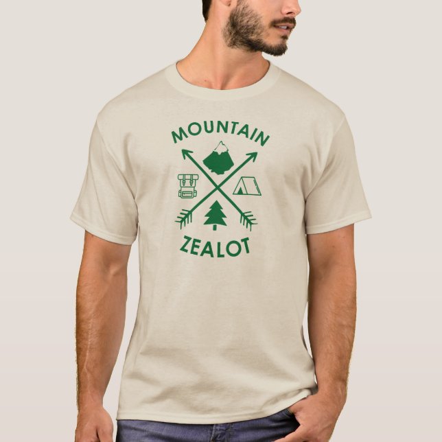 Camiseta Fanático das Montanhas (Frente)