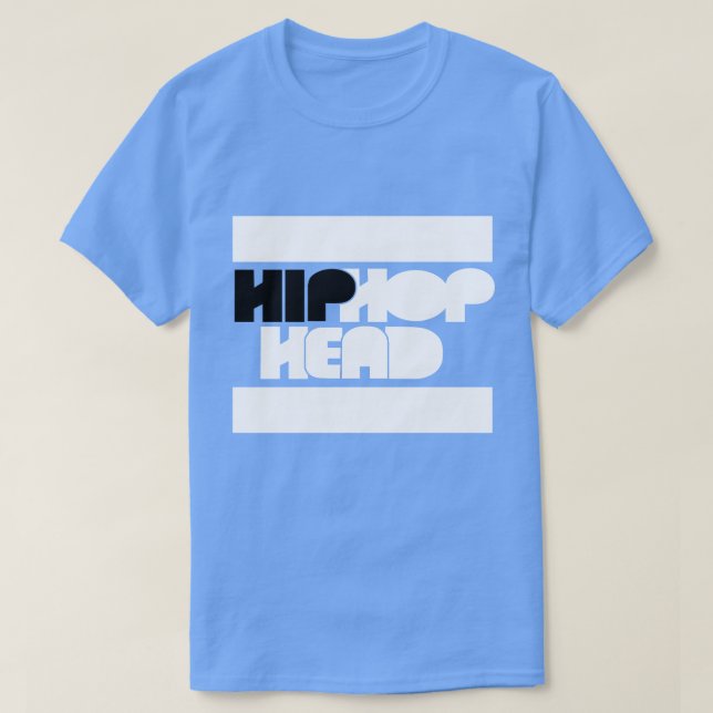 Camiseta fanático do HipHop Head (Frente do Design)