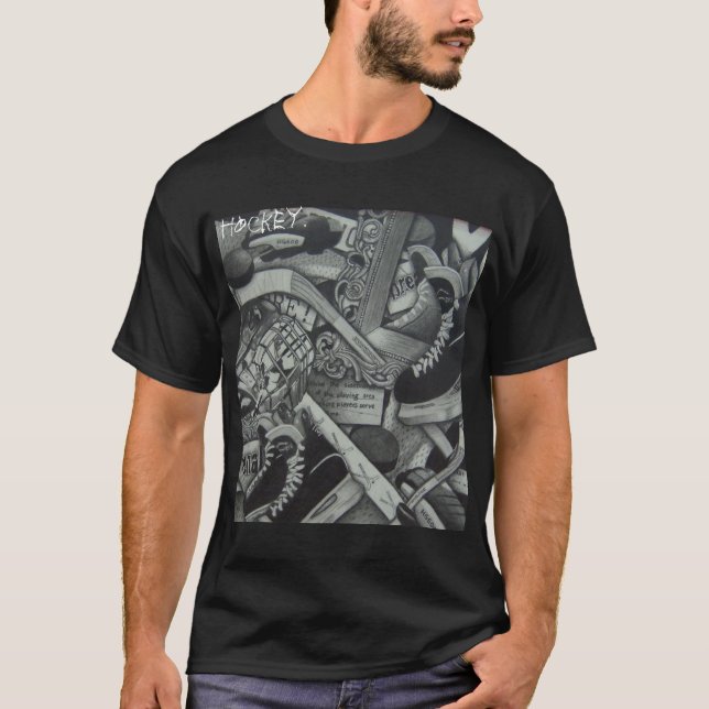Camiseta Fanático do hóquei (Frente)