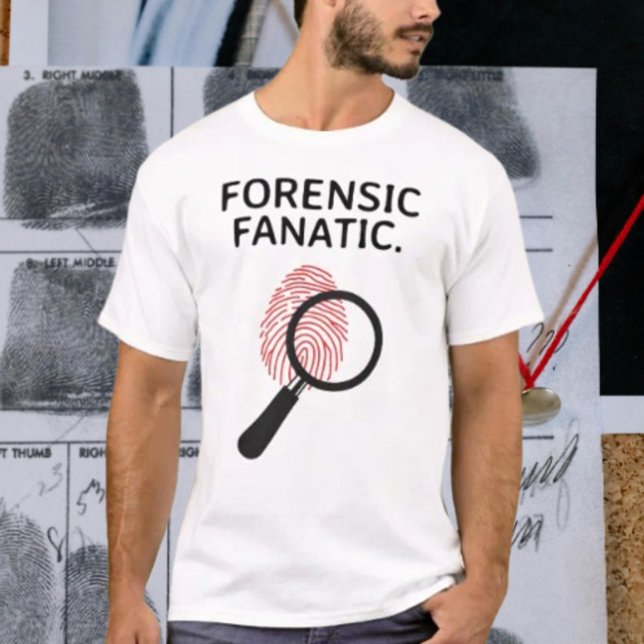 Camiseta Fanático forense (Criador carregado)