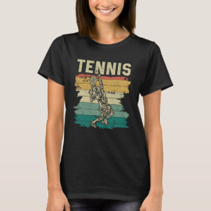 Camiseta fanático por esportes de vintage court tênis
