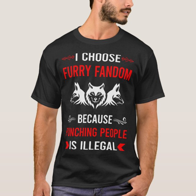 Camiseta Fandom Furry Furrie Fursona Fursuit Antrópico (Frente)