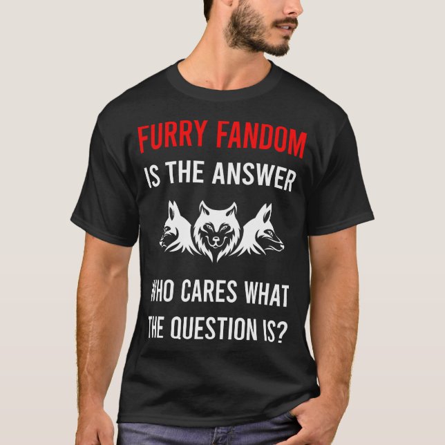 Camiseta Fandom Furry Furrie Fursona Fursuit Antrópico (Frente)