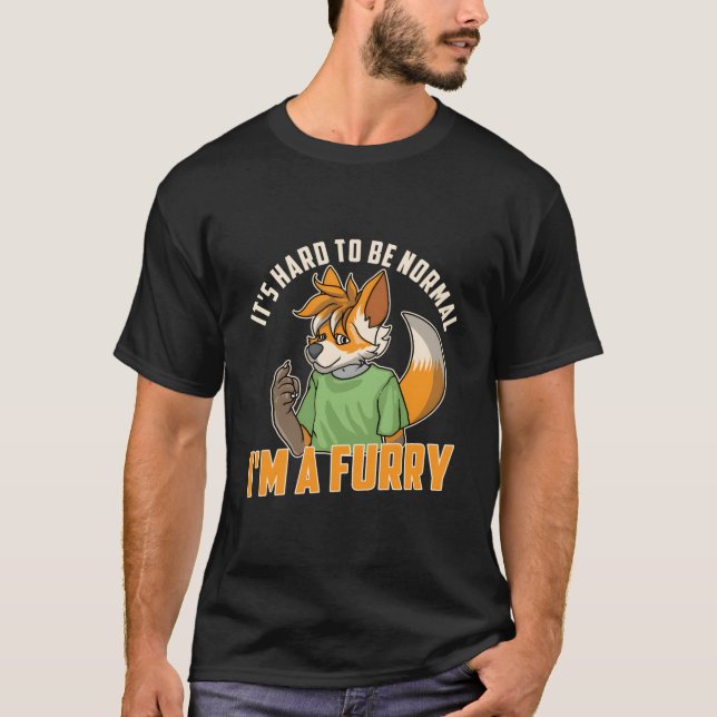 Camiseta Fandom Furry Fursona Fursuit (Frente)