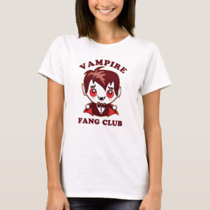 Camiseta Fang Club Canhões Engraçados E Vampiros Bonitos