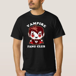 Camiseta Fang Club Canhões Engraçados E Vampiros Bonitos