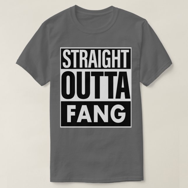 Camiseta Fang Name Hetero Outta Fang (Frente do Design)