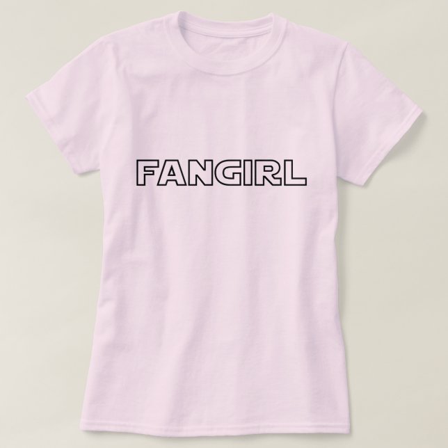 CAMISETA FANGIRL (Frente do Design)