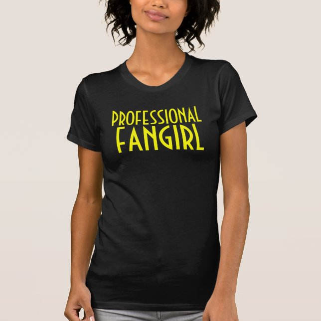 Camiseta Fangirl profissional (Frente)