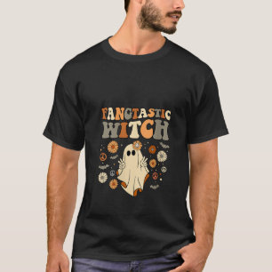 Camiseta Fangtastic Bruxa de Halloween Ghost Outfit Re