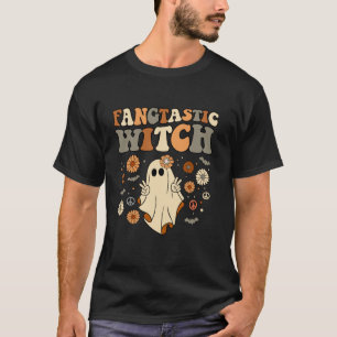 Camiseta Fangtastic Bruxa de Halloween Ghost Outfit Re