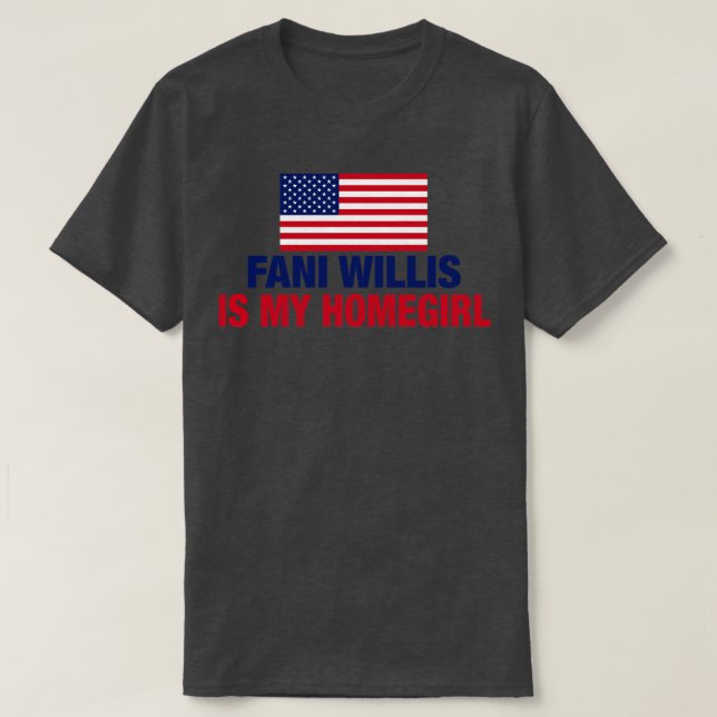 Camiseta Fani Willis é a minha empregada doméstica (Frente do Design)