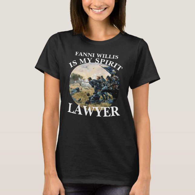 CAMISETA FANNI WILLIS É MEU ADVOGADO ESPÍRITO PROCURADOR (Frente)