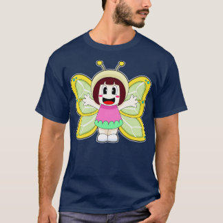 Camiseta Fantaia de Menina Borboleta