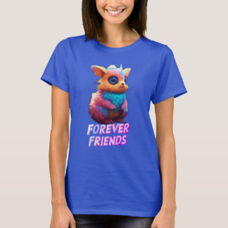 Camiseta Fantasia "Amigos para sempre" bonita e adorável