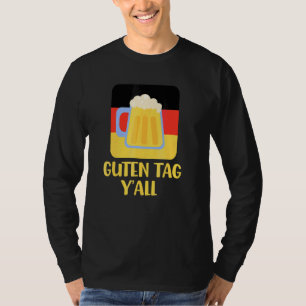 Camiseta Fantasia Caneca de Cerveja Bandeira Alemã do Texa