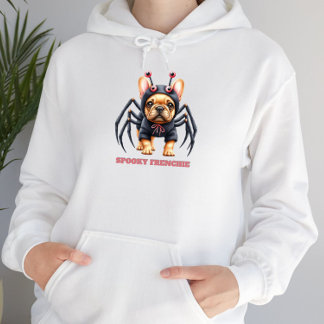 Camiseta Fantasia de Aranha Frenchie Pup Halloween