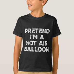 Camiseta Fantasia de Balão de Ar Quente Preguiçoso de Hallo