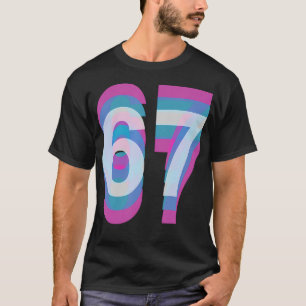 Camiseta Fantasia de Casal 67 Seis Sete Meme Engraçado